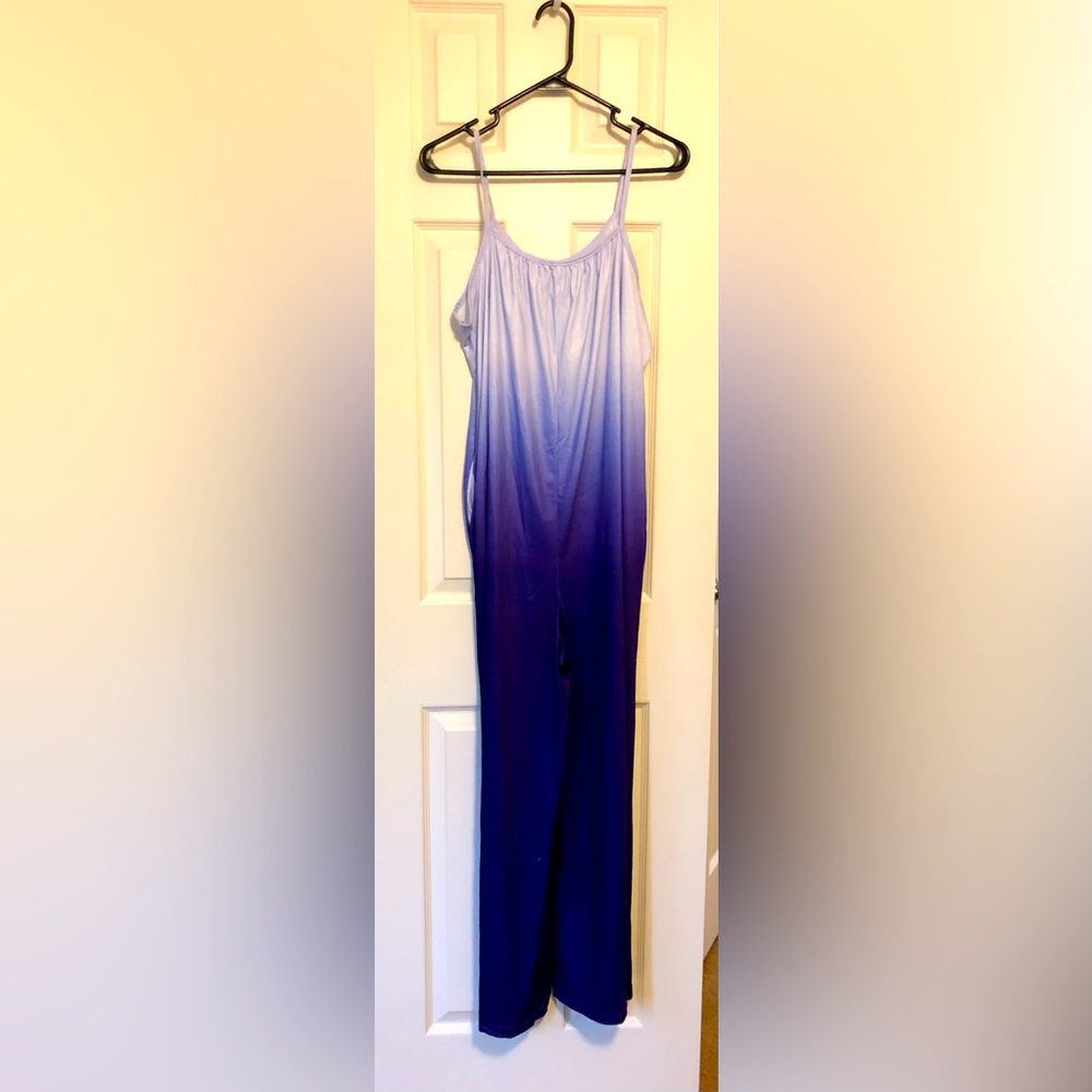 Purple Ombré Jumpsuit size Large